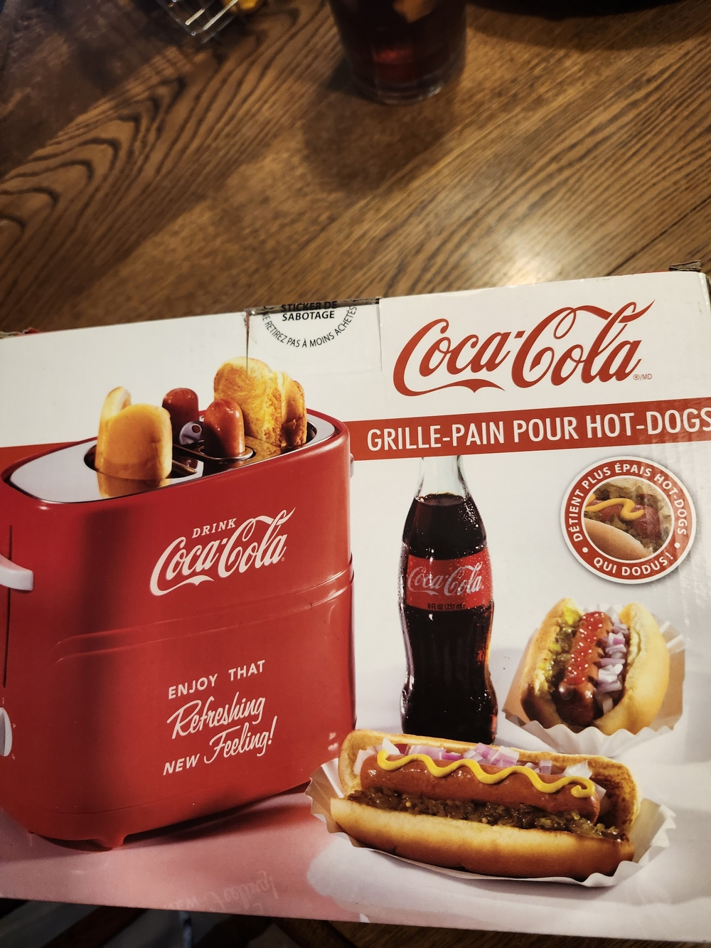 Coca Cola Red Hot Dog Toaster Grill - Home Party Supplies